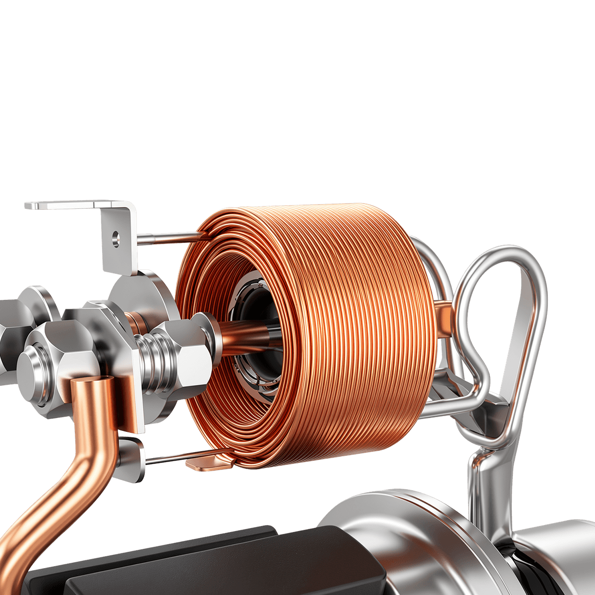 Internal Coil for Electromagnetic Operation