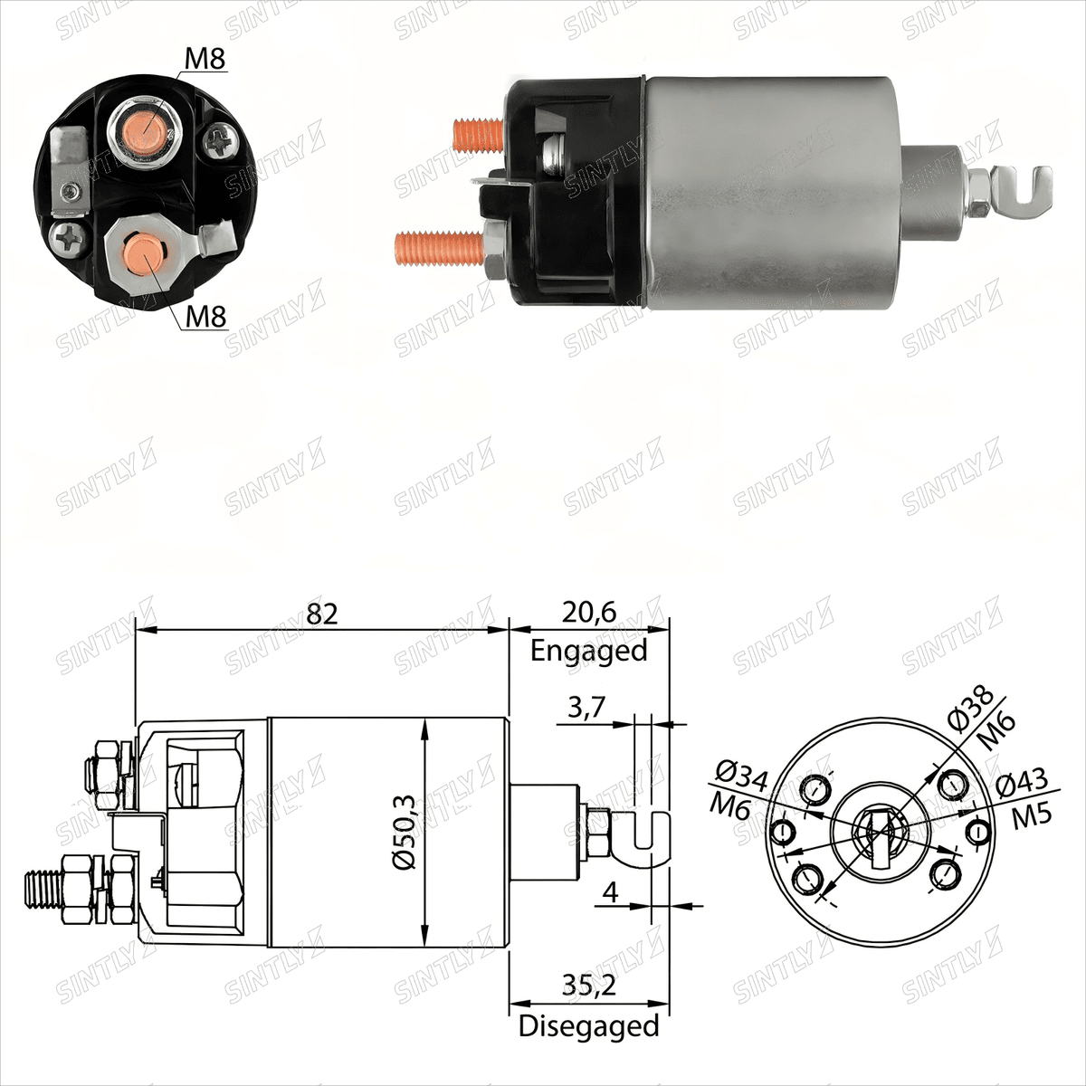 Starter Solenoid XTLSS1-660