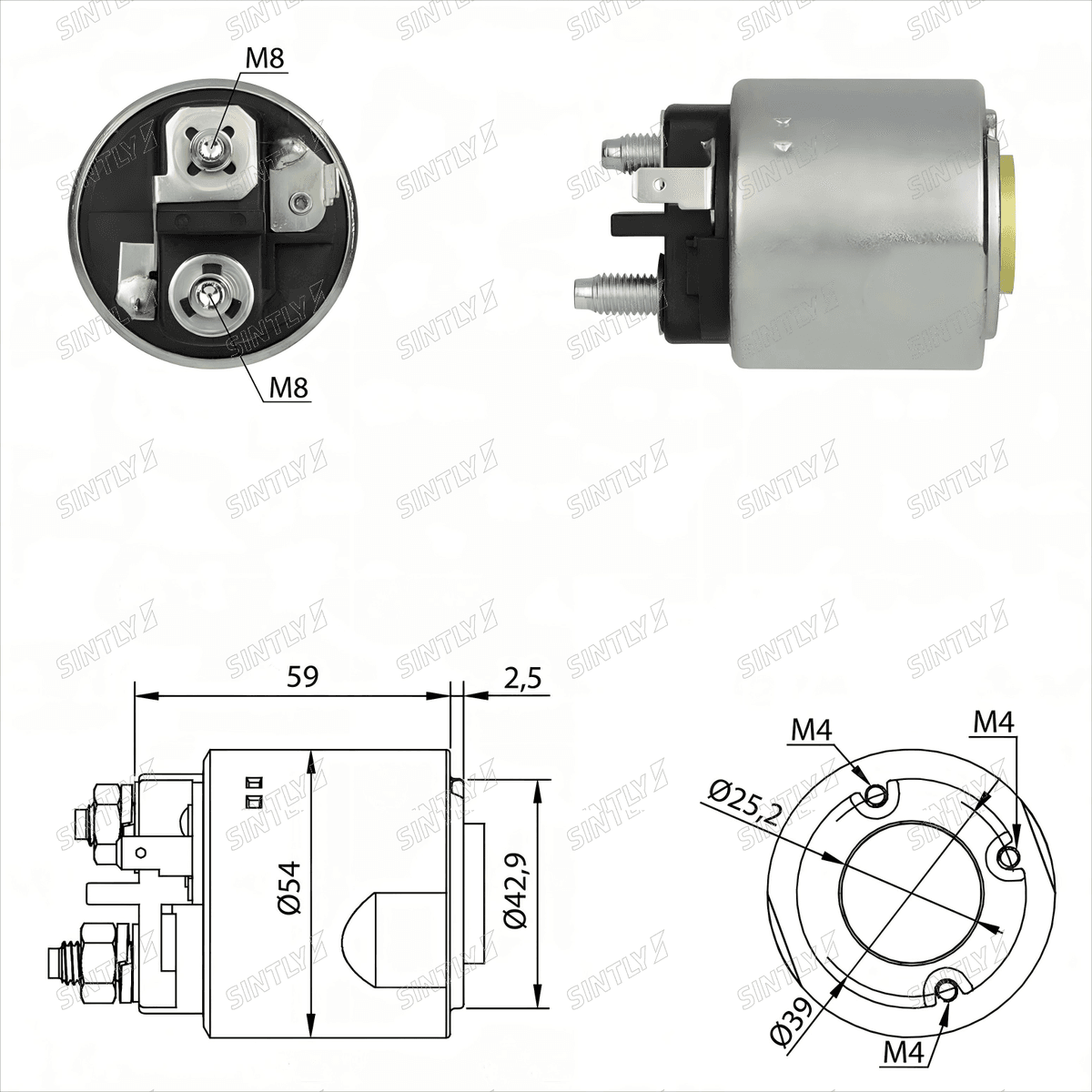 Starter Solenoid XTLSS4-491