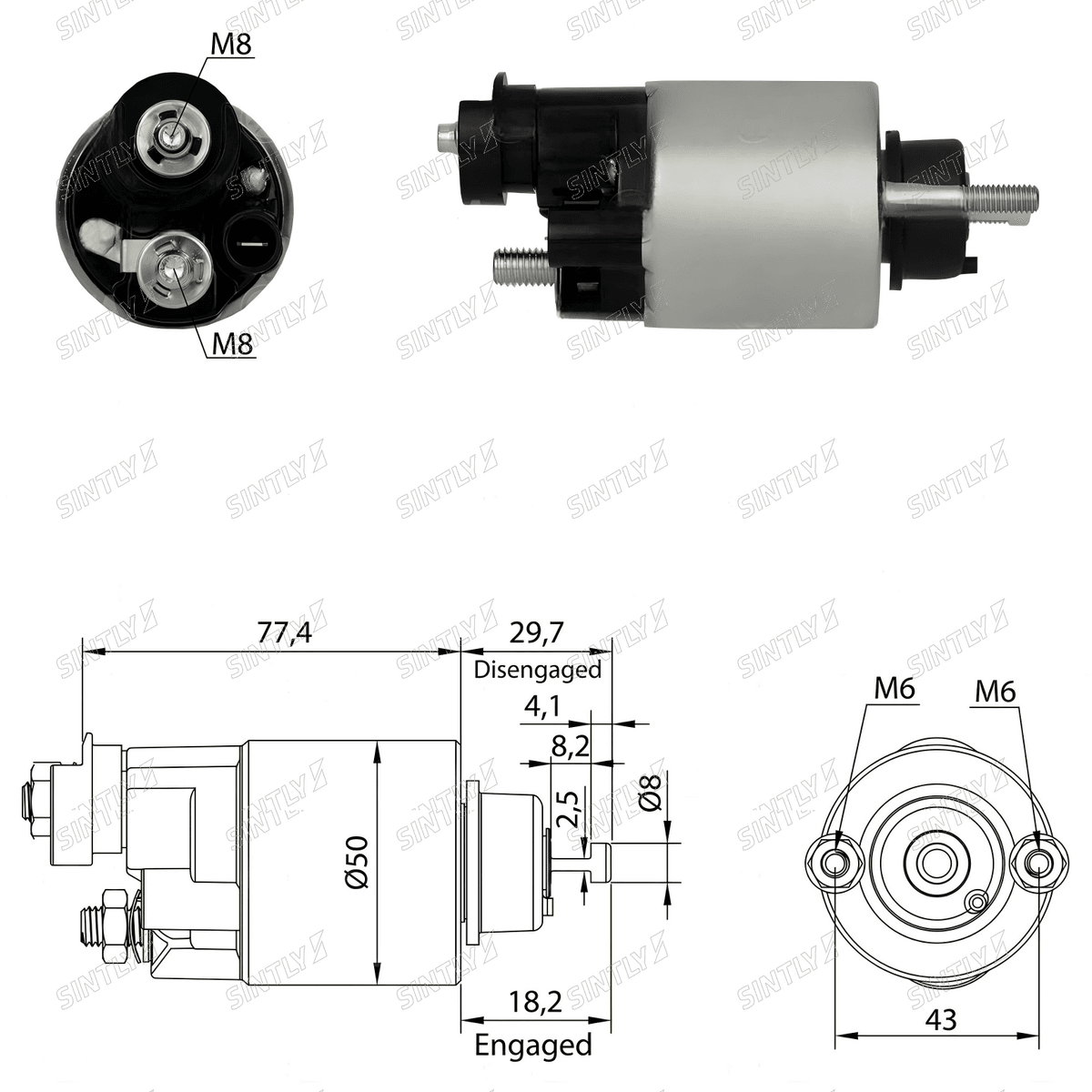 Starter Solenoid XTLSS6-705