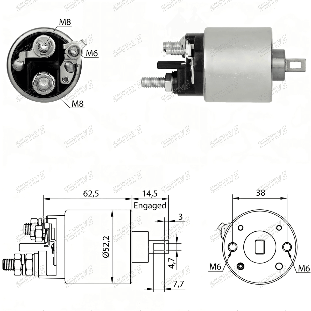 Starter Solenoid XTLSS4-710