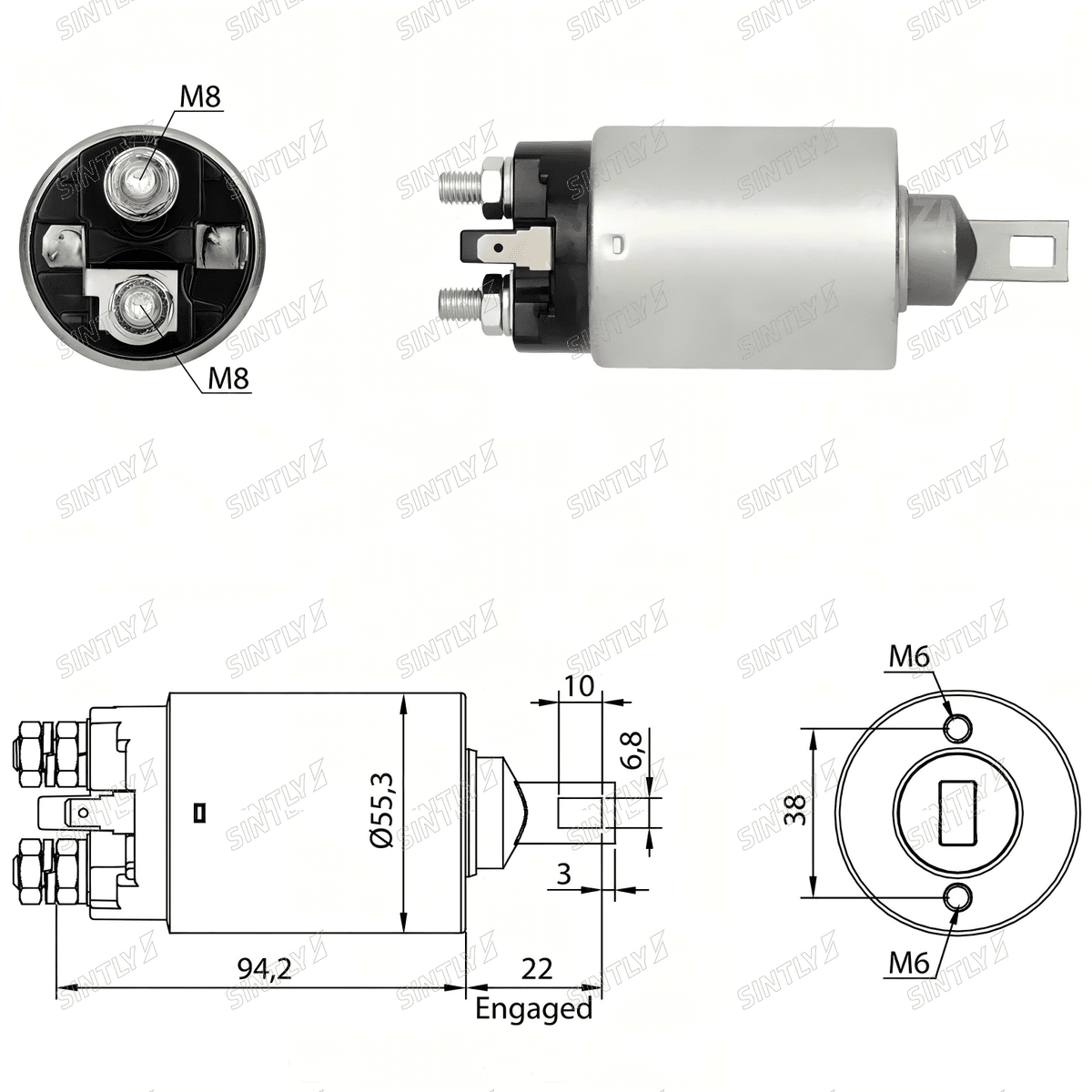 Starter Solenoid XTLSS1-891