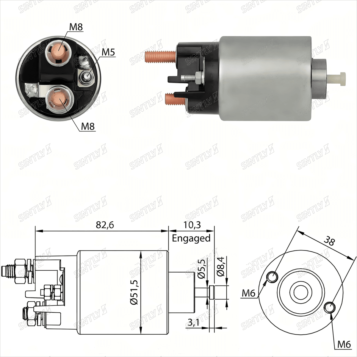 Starter Solenoid XTLSS2-993