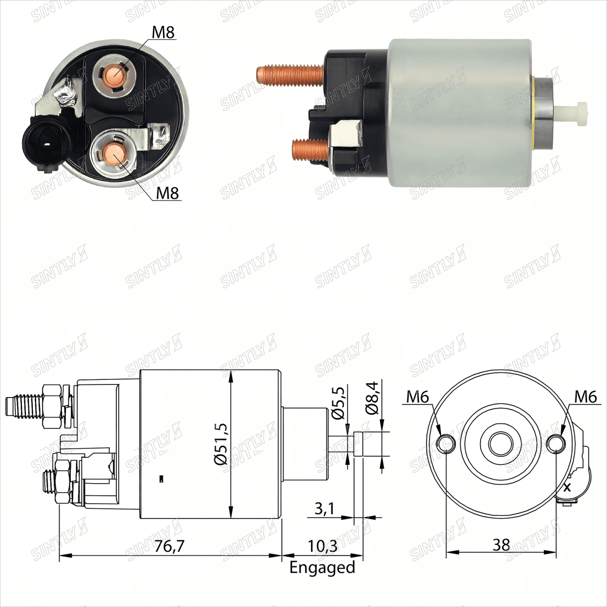 Starter Solenoid XTLSS2-991
