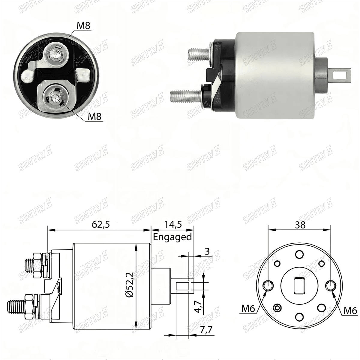 Starter Solenoid XTLSS3-710