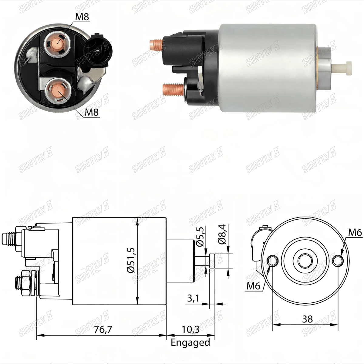 Starter Solenoid XTLSS1-991