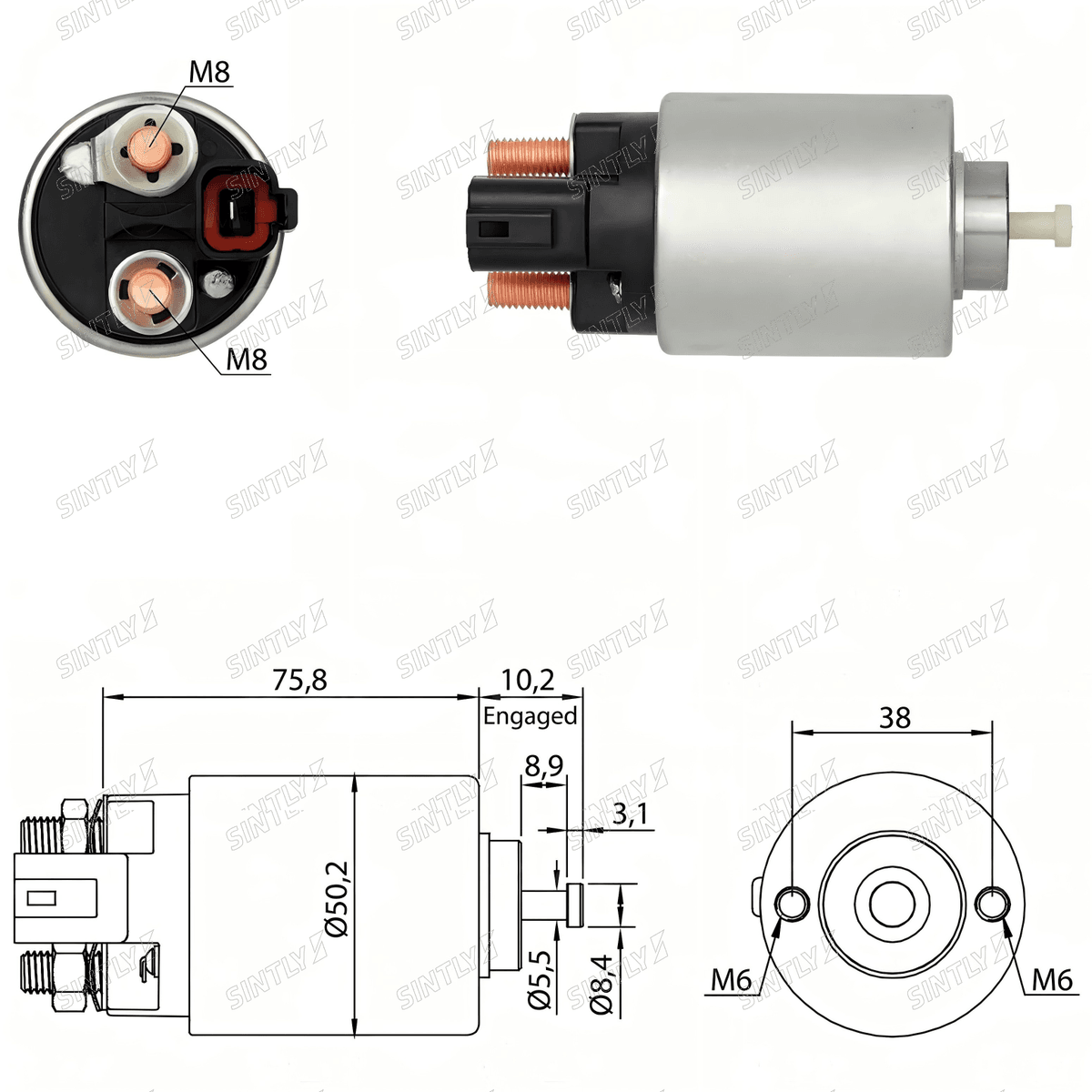 Starter Solenoid XTLSS392