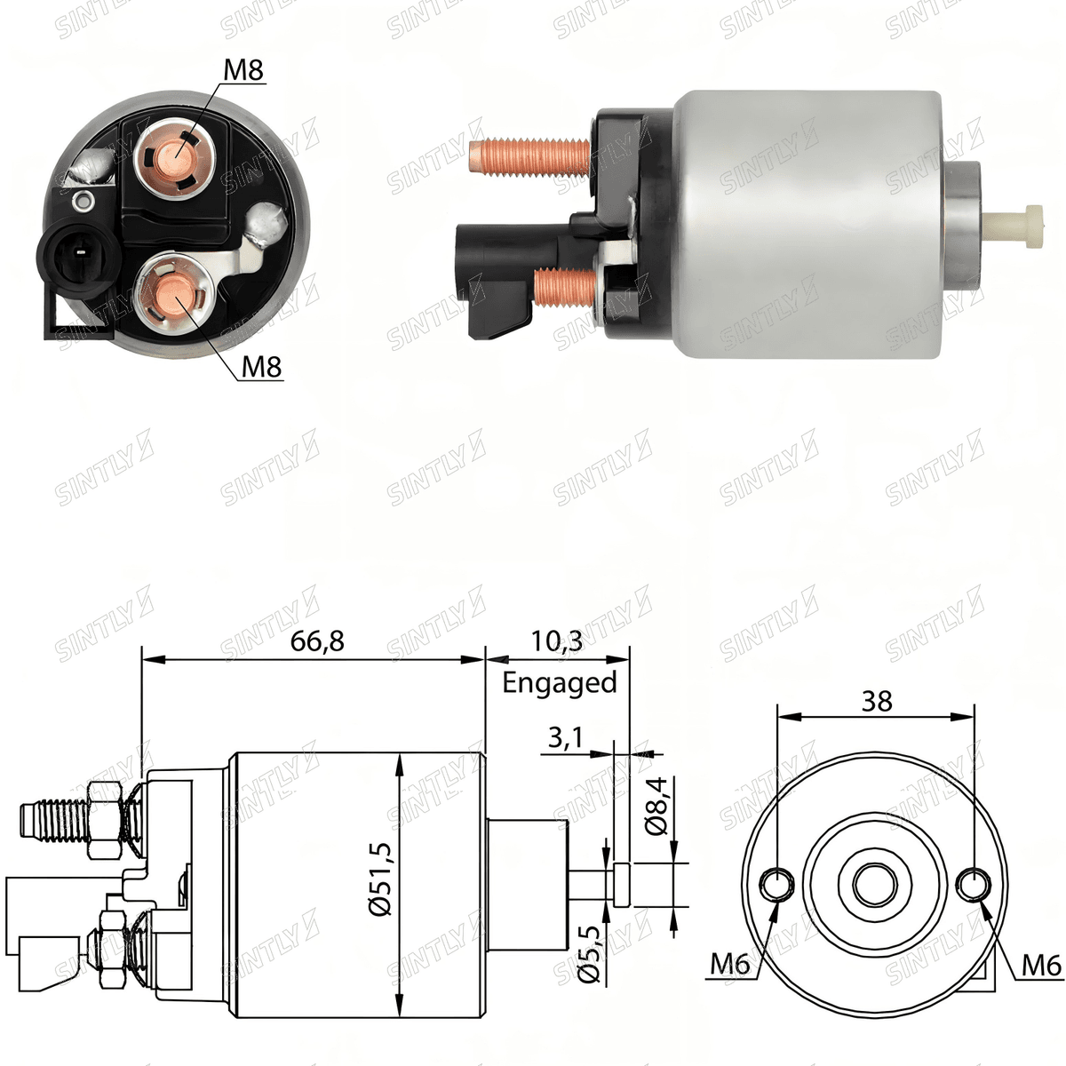 Starter Solenoid XTLSS5-995