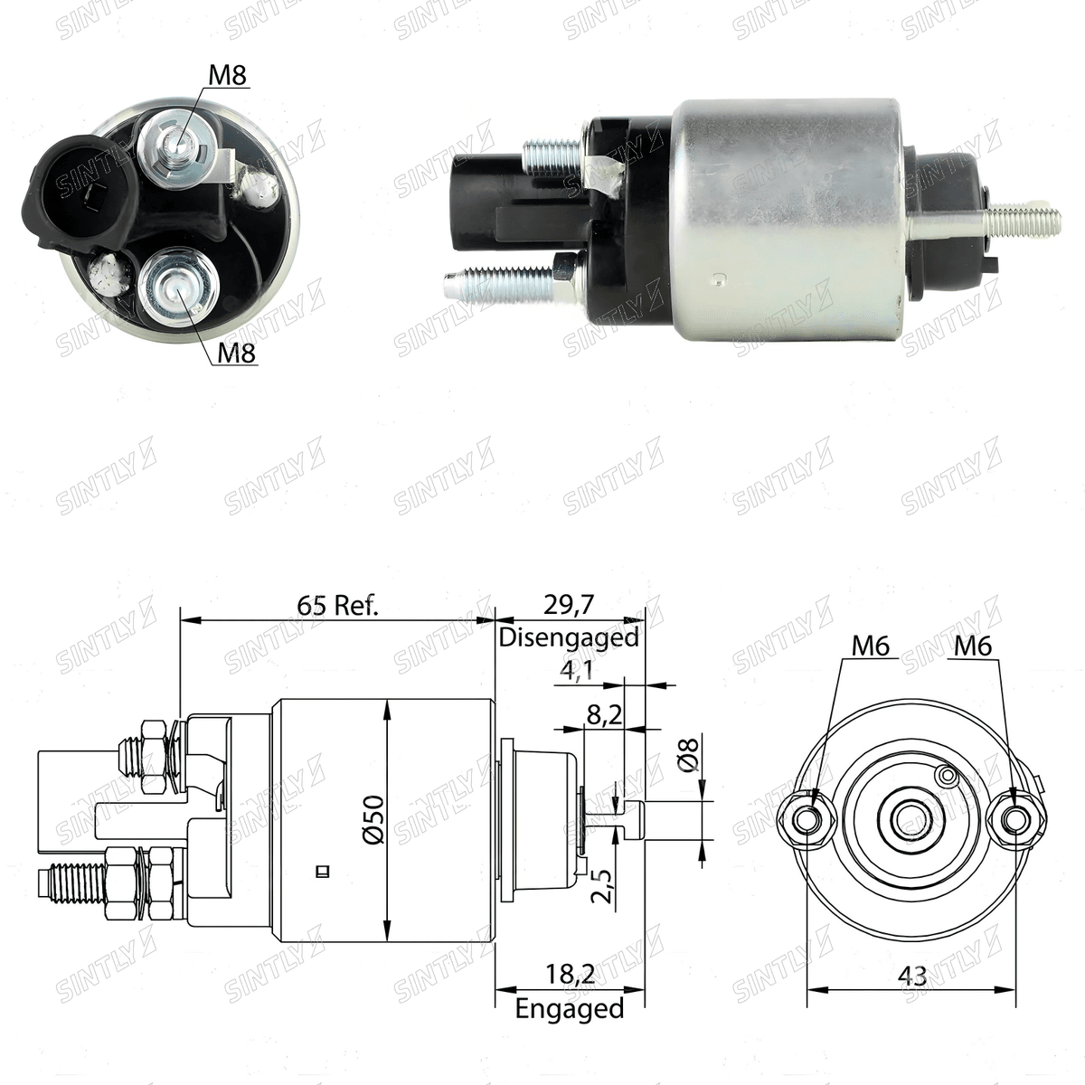 Starter Solenoid XTLSS7-708