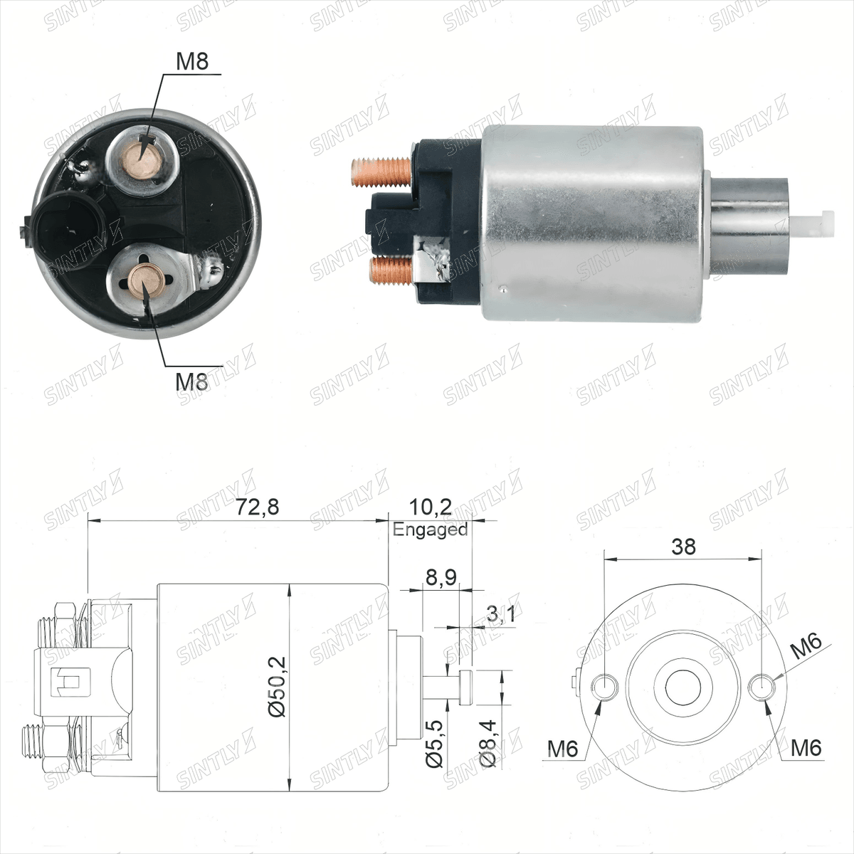 Starter Solenoid XTLSS3-392