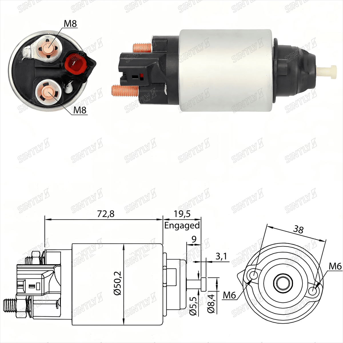 Starter Solenoid XTLSS1-392
