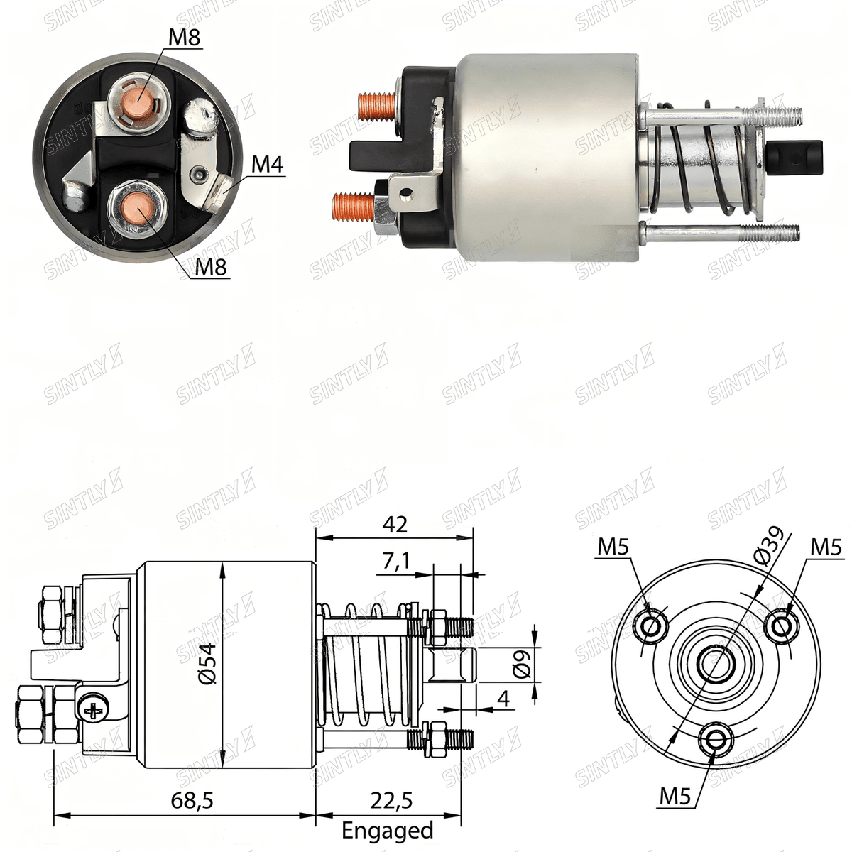 Starter Solenoid XTLSS5-395