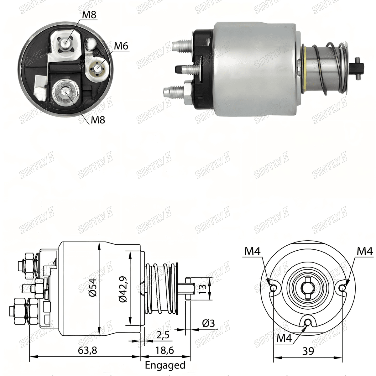 Starter Solenoid XTLSS6-494