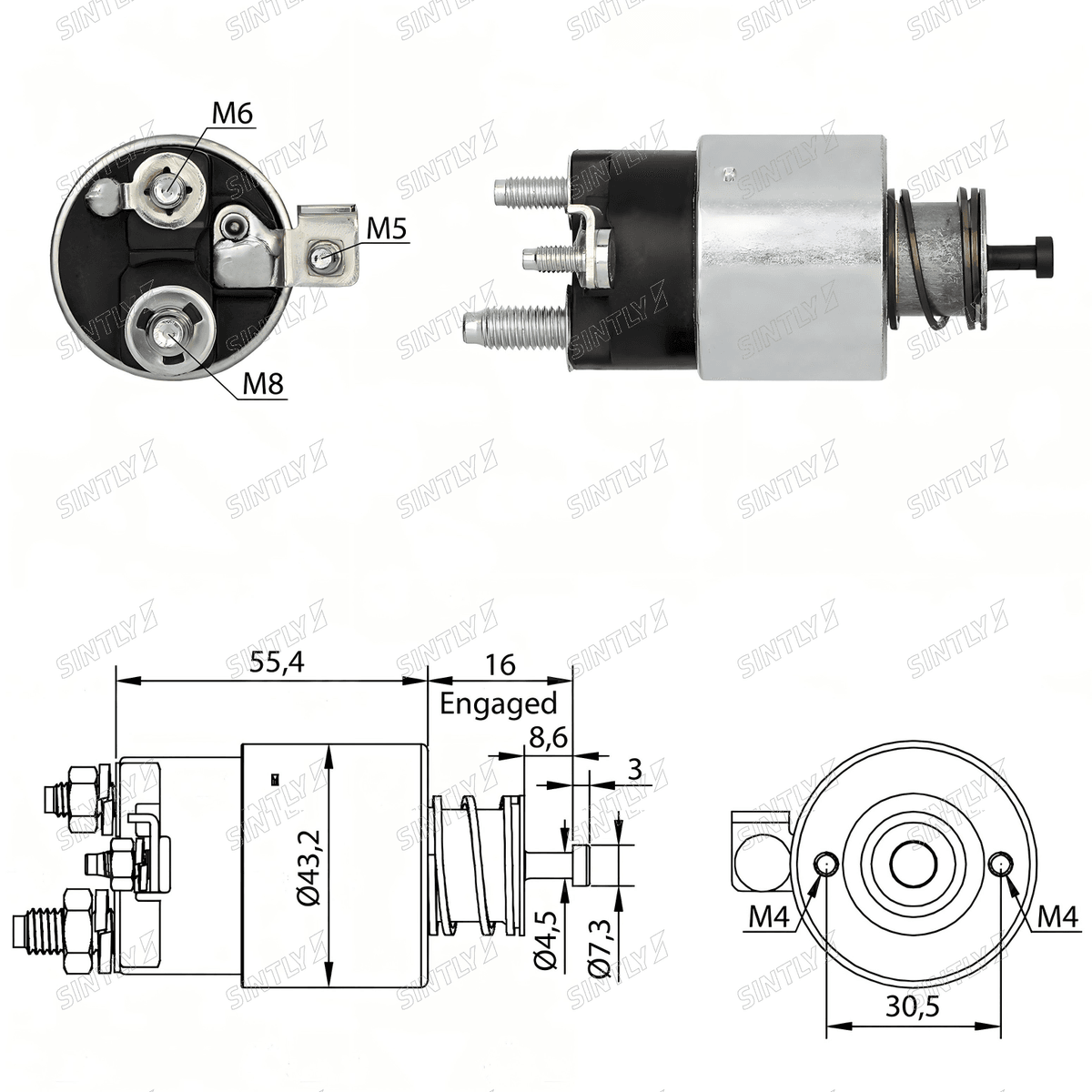 Starter Solenoid XTLSS5-391