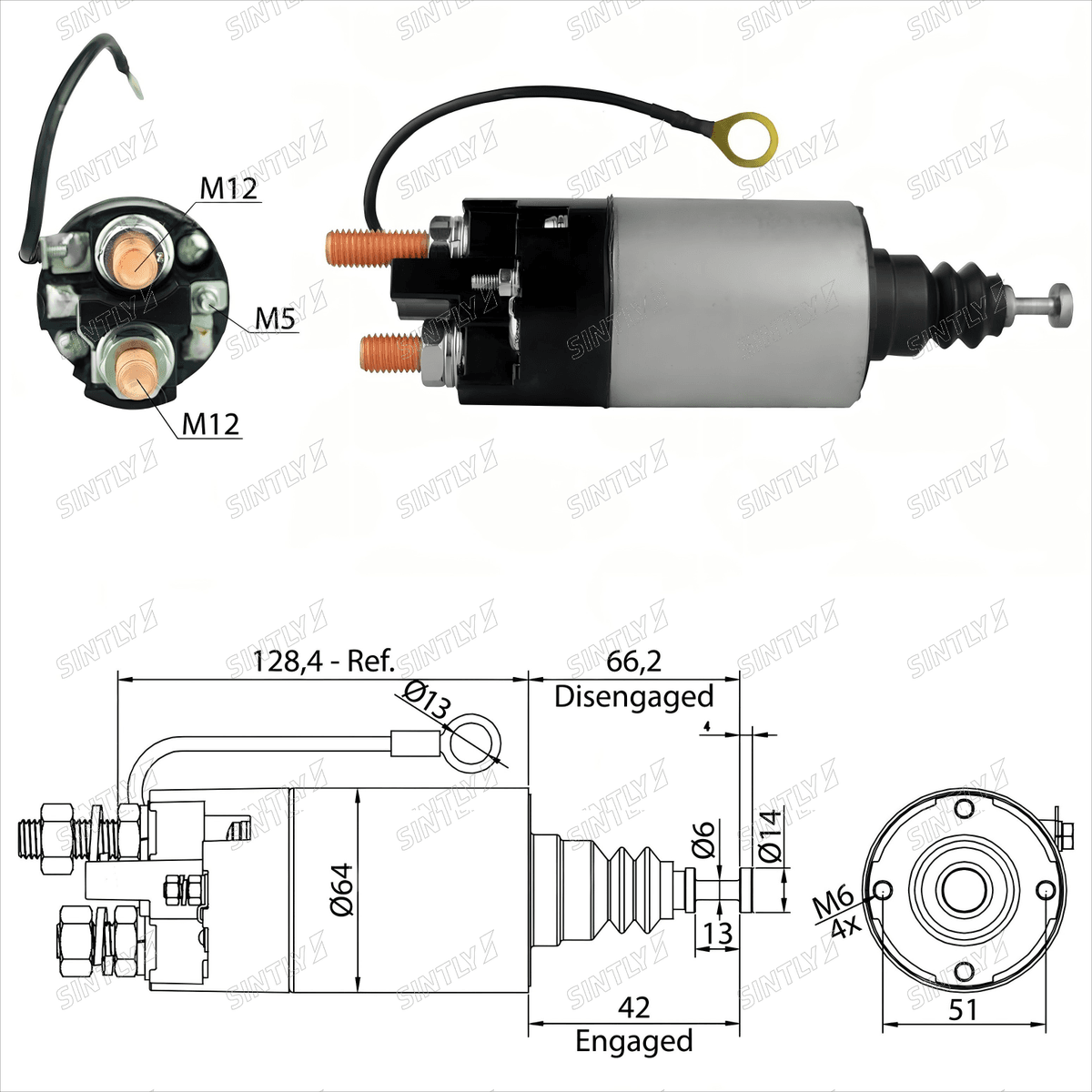 Starter Solenoid XTLSS3-842