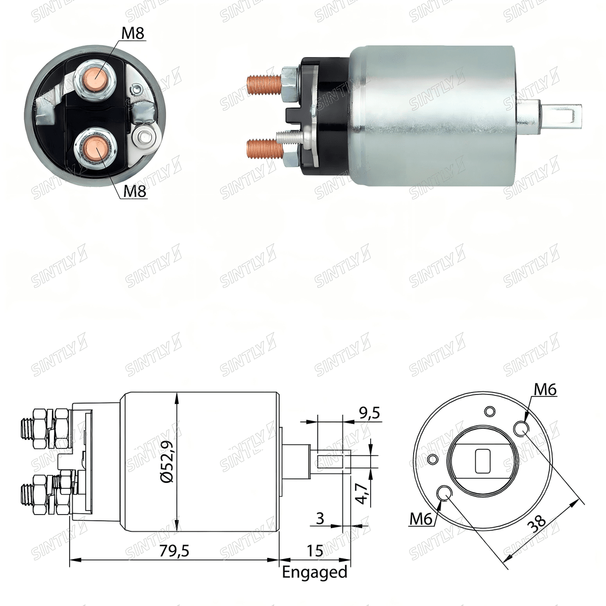Starter Solenoid XTLSS4-981