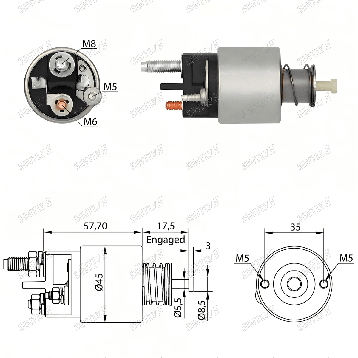 Starter Solenoid XTLSS341