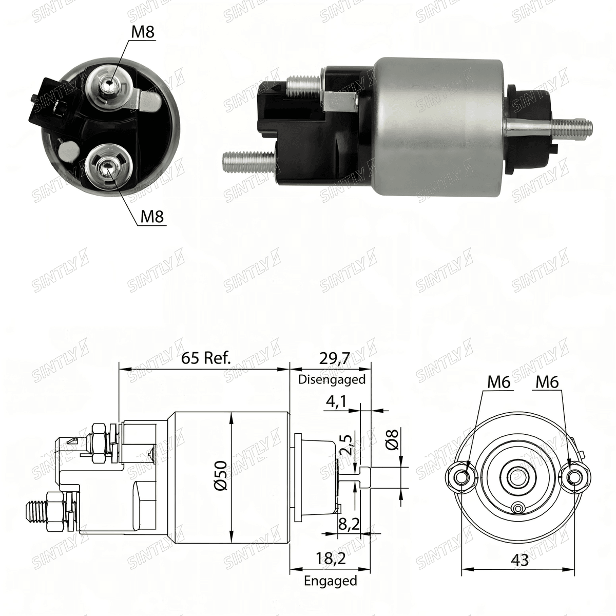 Starter Solenoid XTLSS4-709
