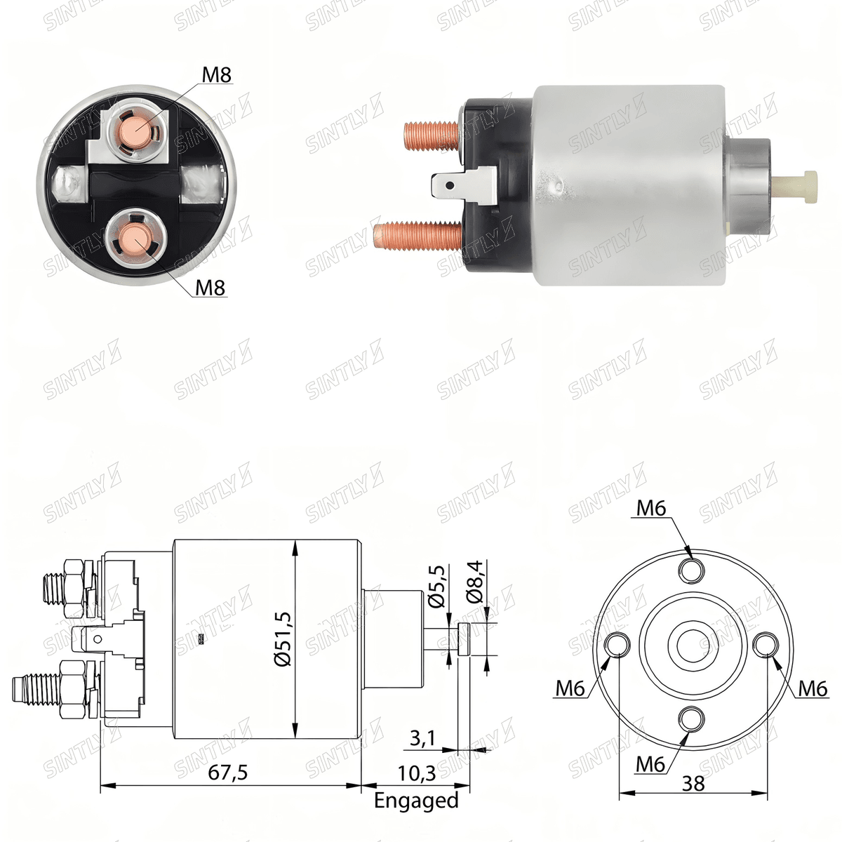 Starter Solenoid XTLSS9-993