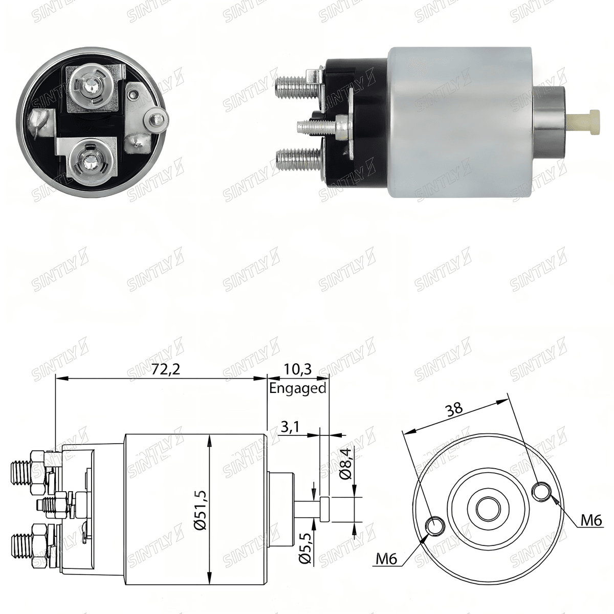 Starter Solenoid XTLSS4-996