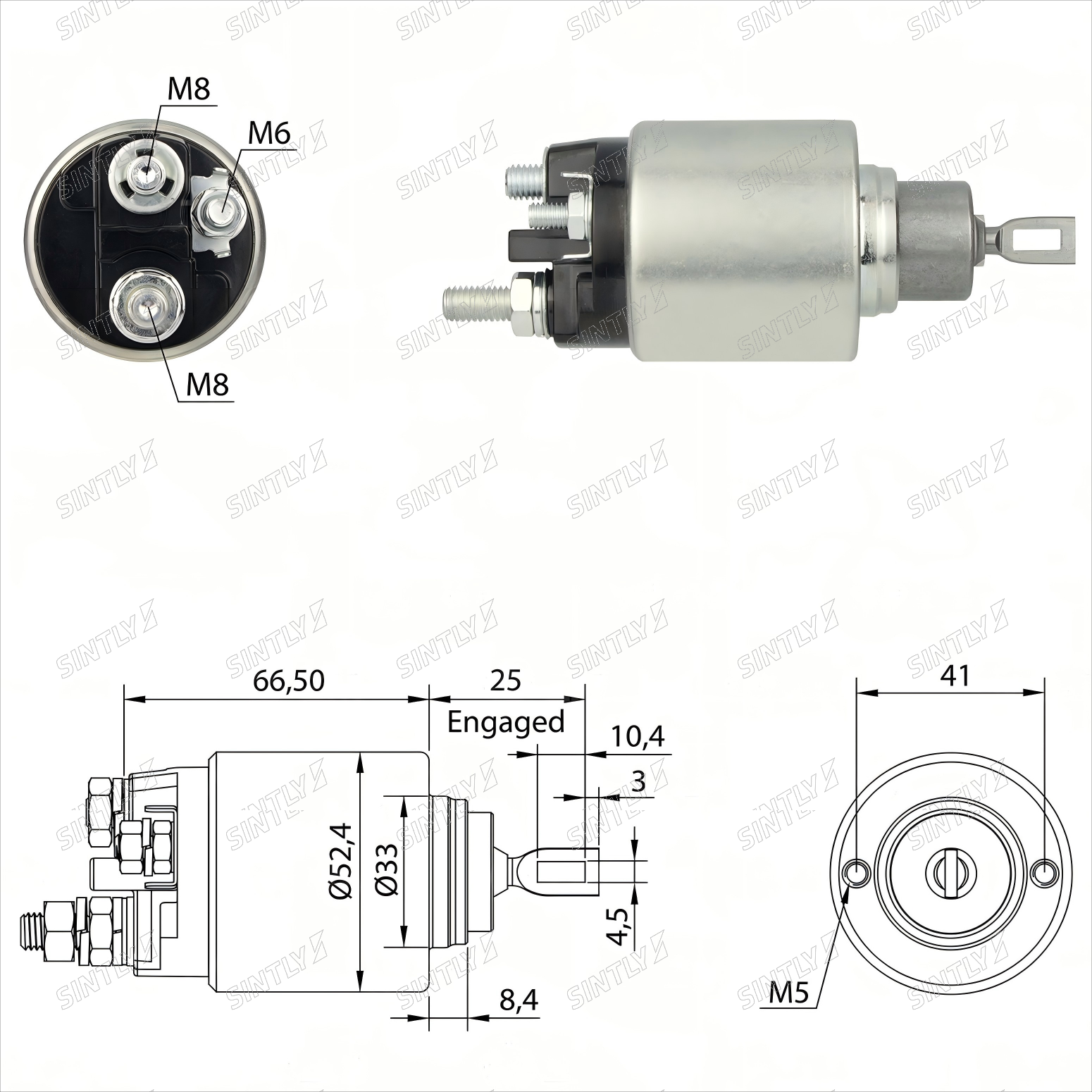 Starter Solenoid XTLSS4-381