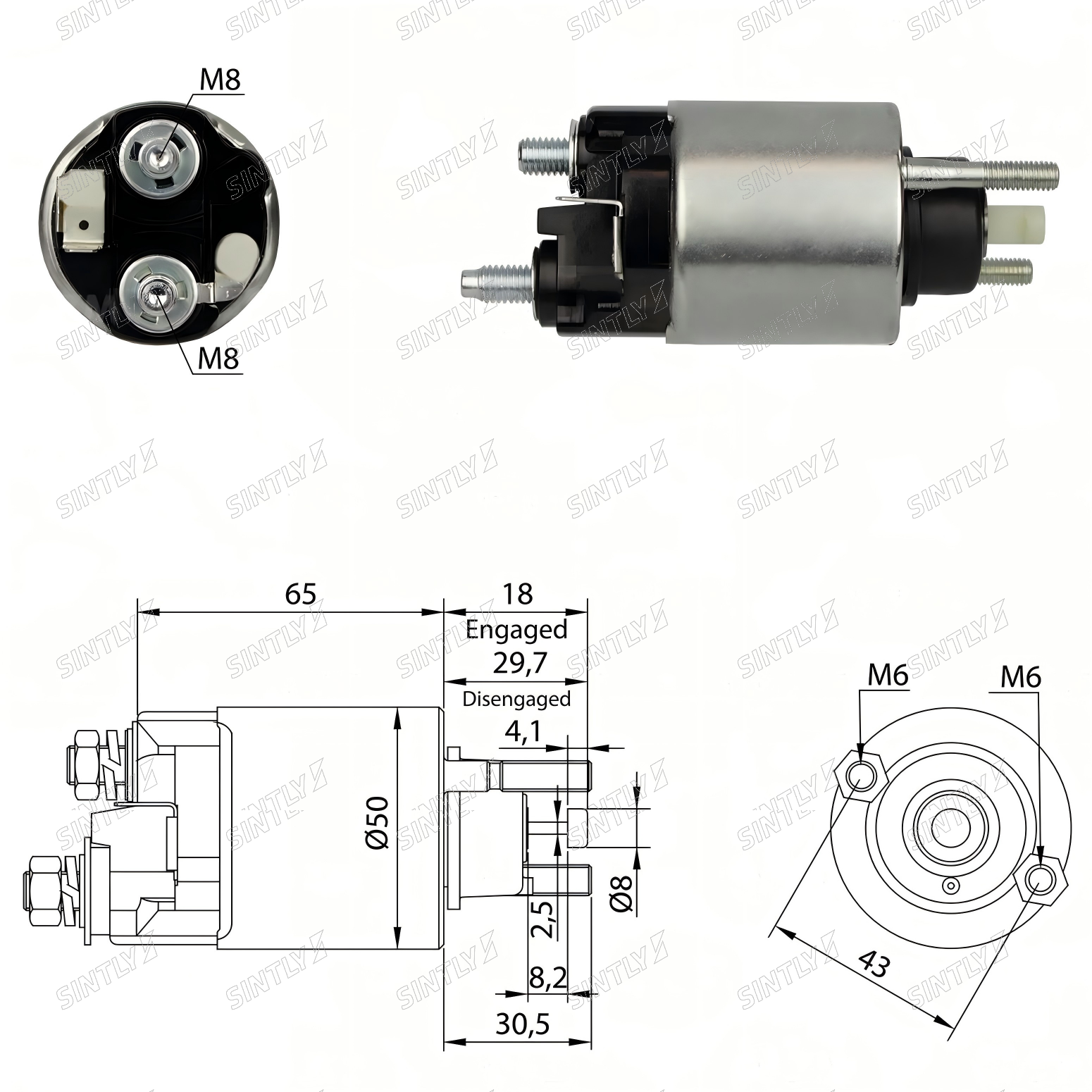 Starter Solenoid XTLSS708