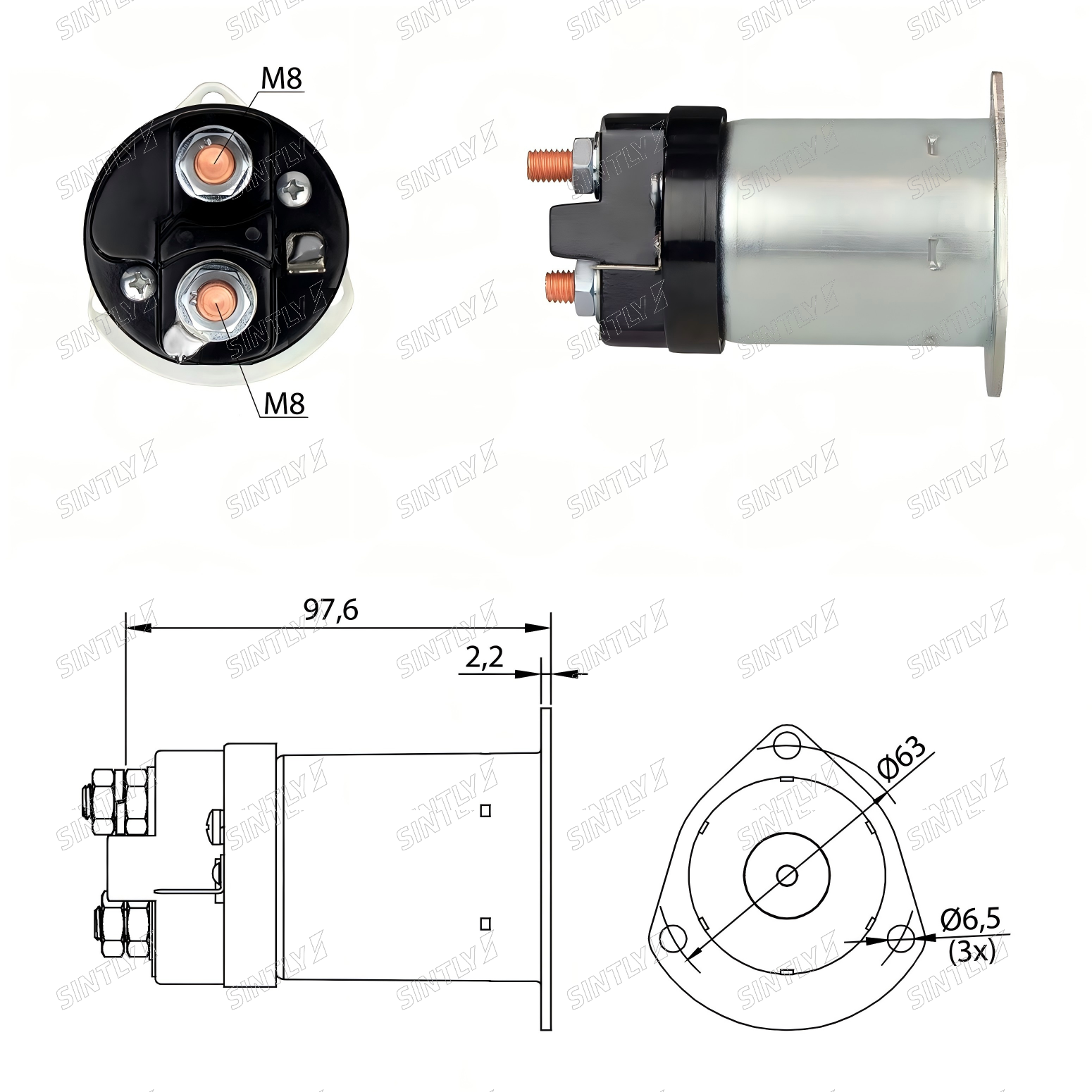 Starter Solenoid XTLSS555