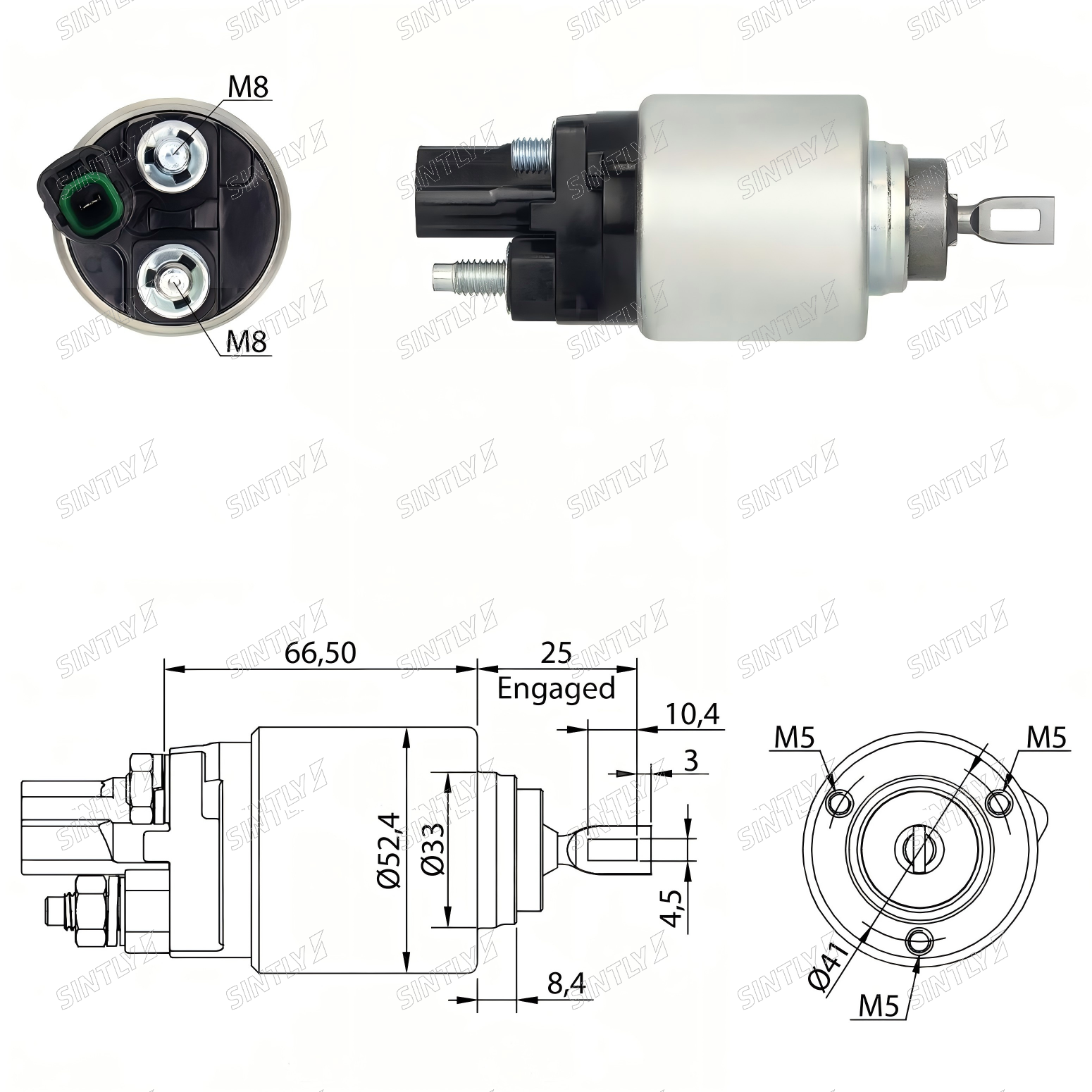Starter Solenoid XTLSS6-382