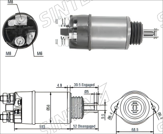 Starter Solenoid XTLSS2-801