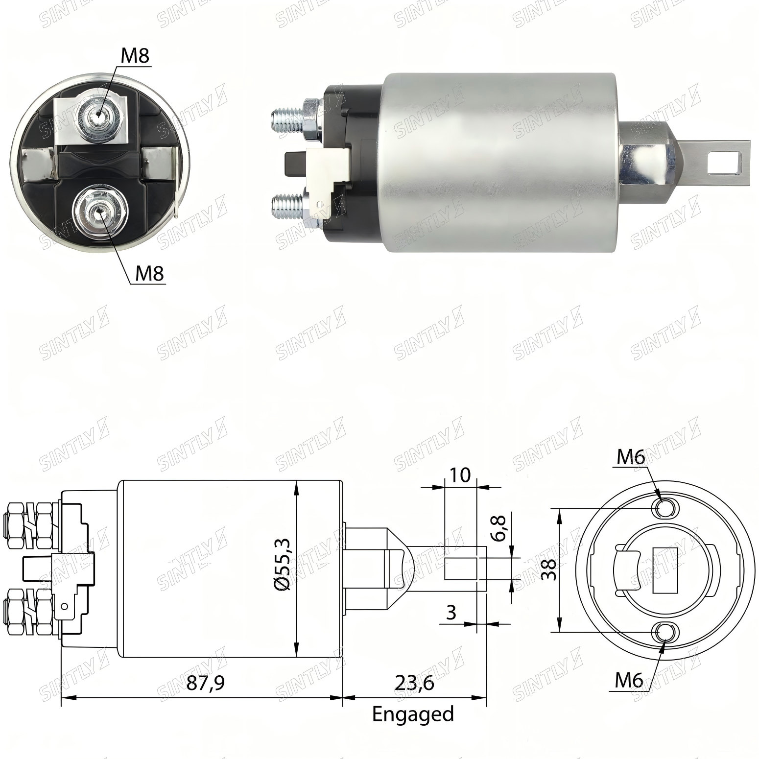 Starter Solenoid XTLSS896