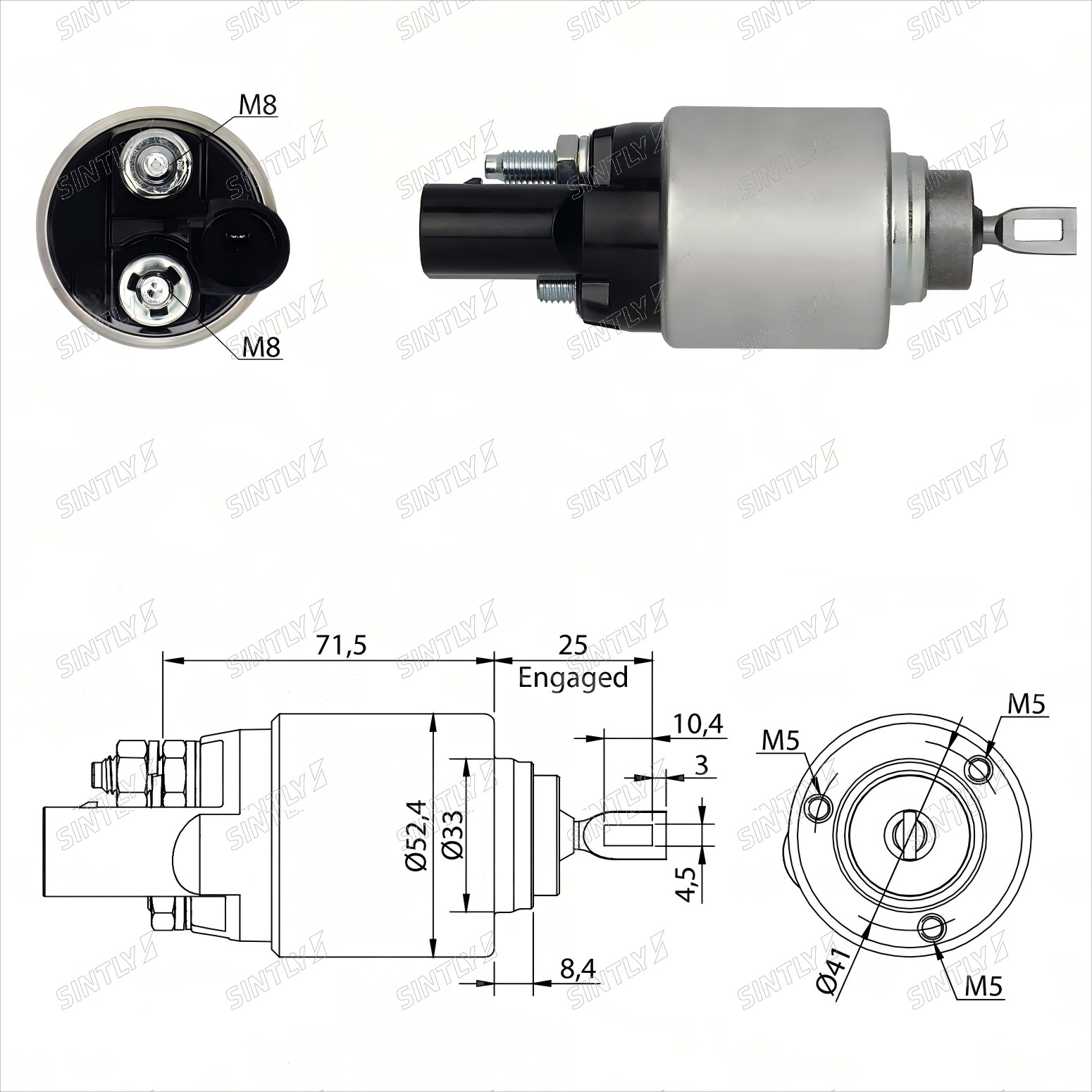 Starter Solenoid XTLSS2-383