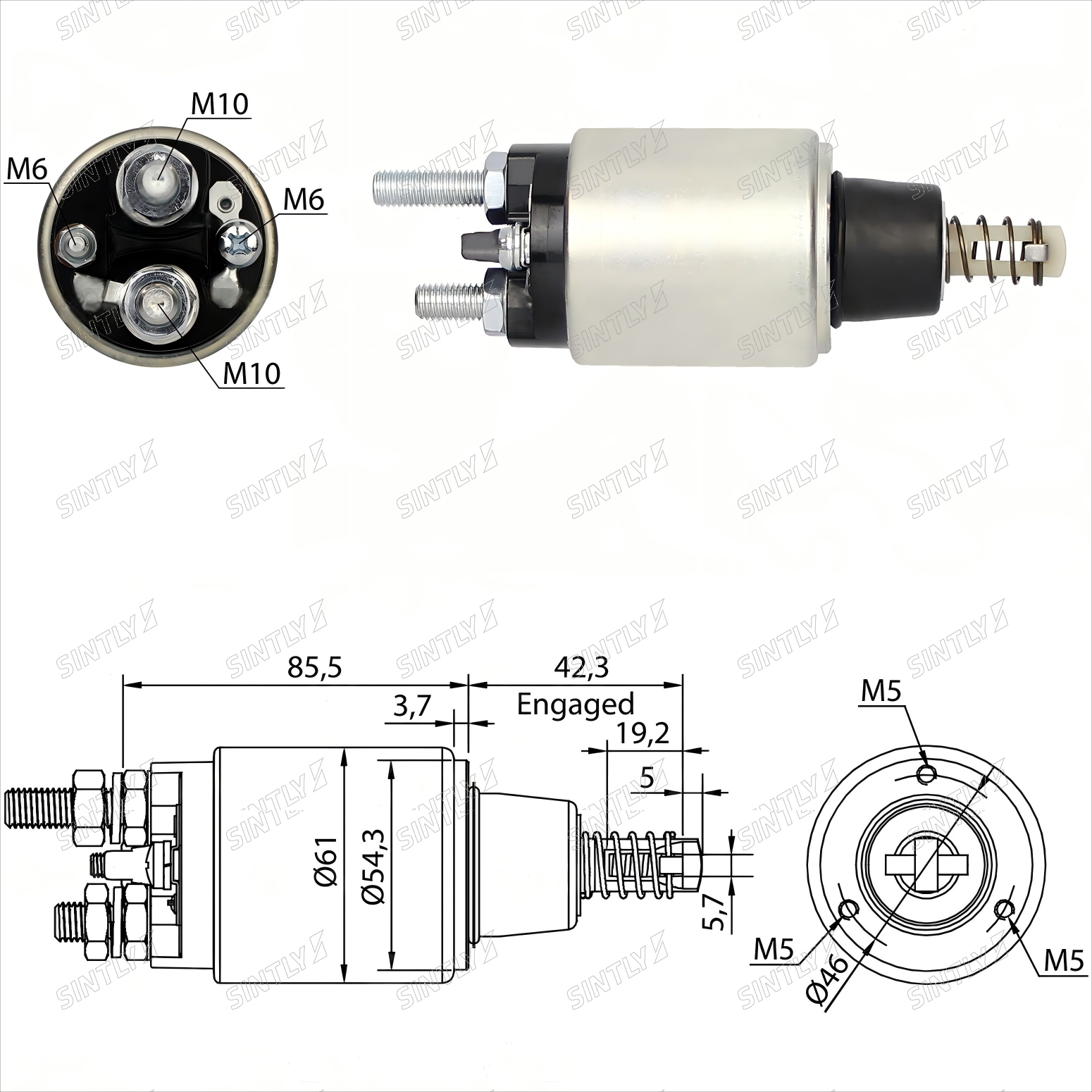 Starter Solenoid XTLSS3-536