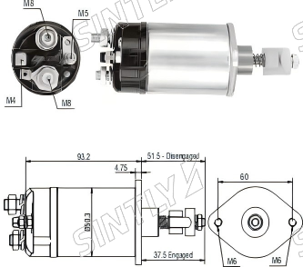 Starter Solenoid XTLSS822