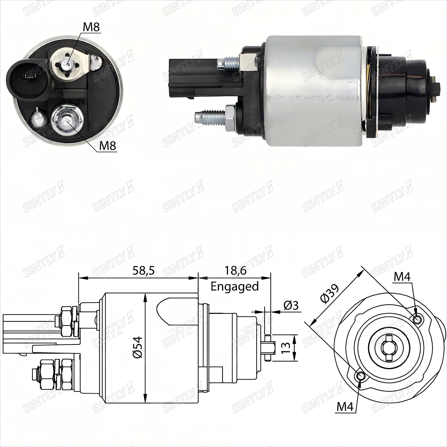 Starter Solenoid XTLSS3-498