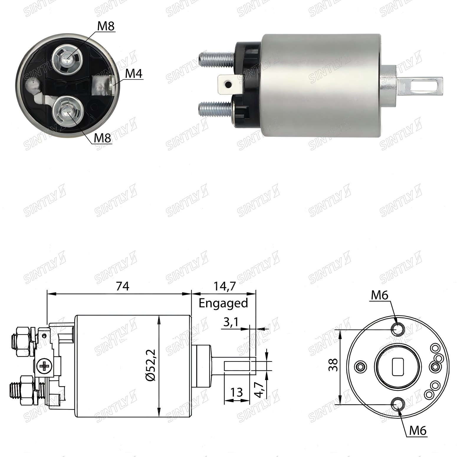 Starter Solenoid XTLSS684