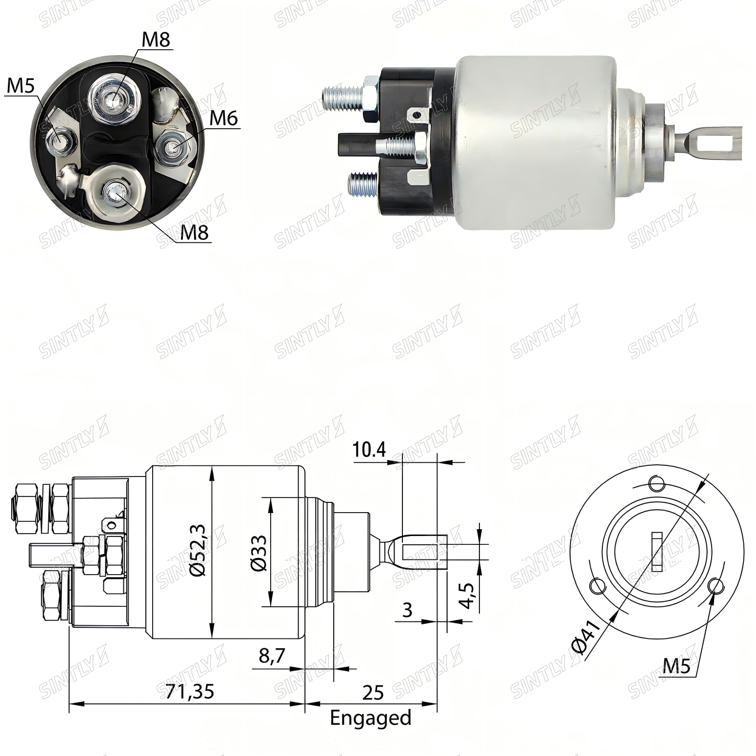 Starter Solenoid XTLSS378