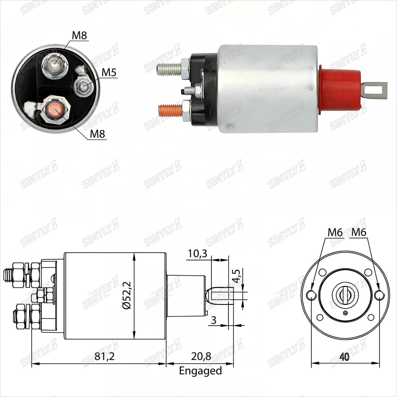 Starter Solenoid XTLSS2-485