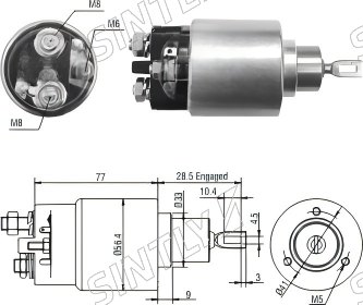Starter Solenoid XTLSS6-973