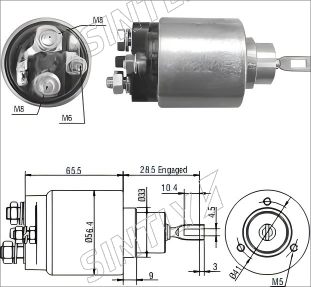 Starter Solenoid XTLSS3-473