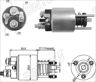 Starter Solenoid XTLSS3-396