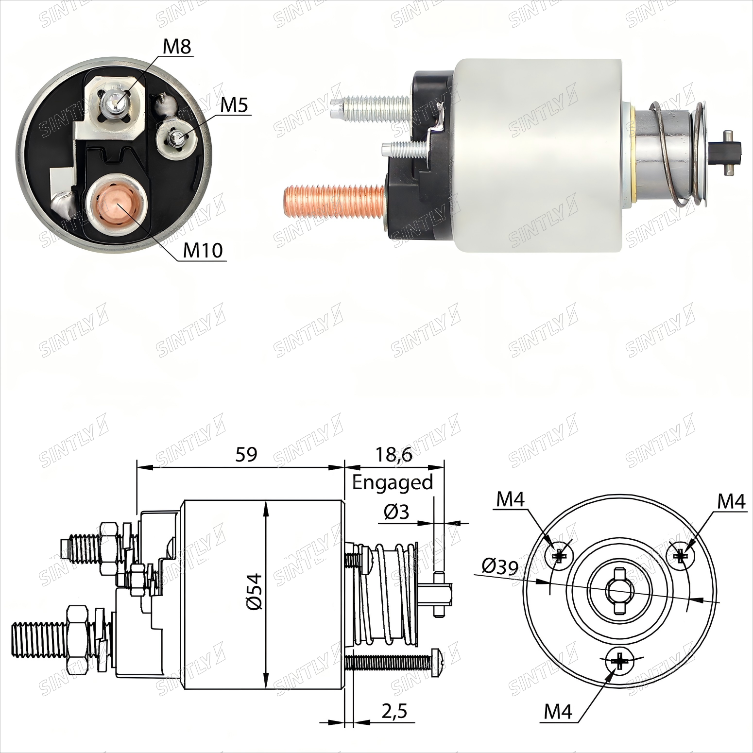 Starter Solenoid XTLSS3-591