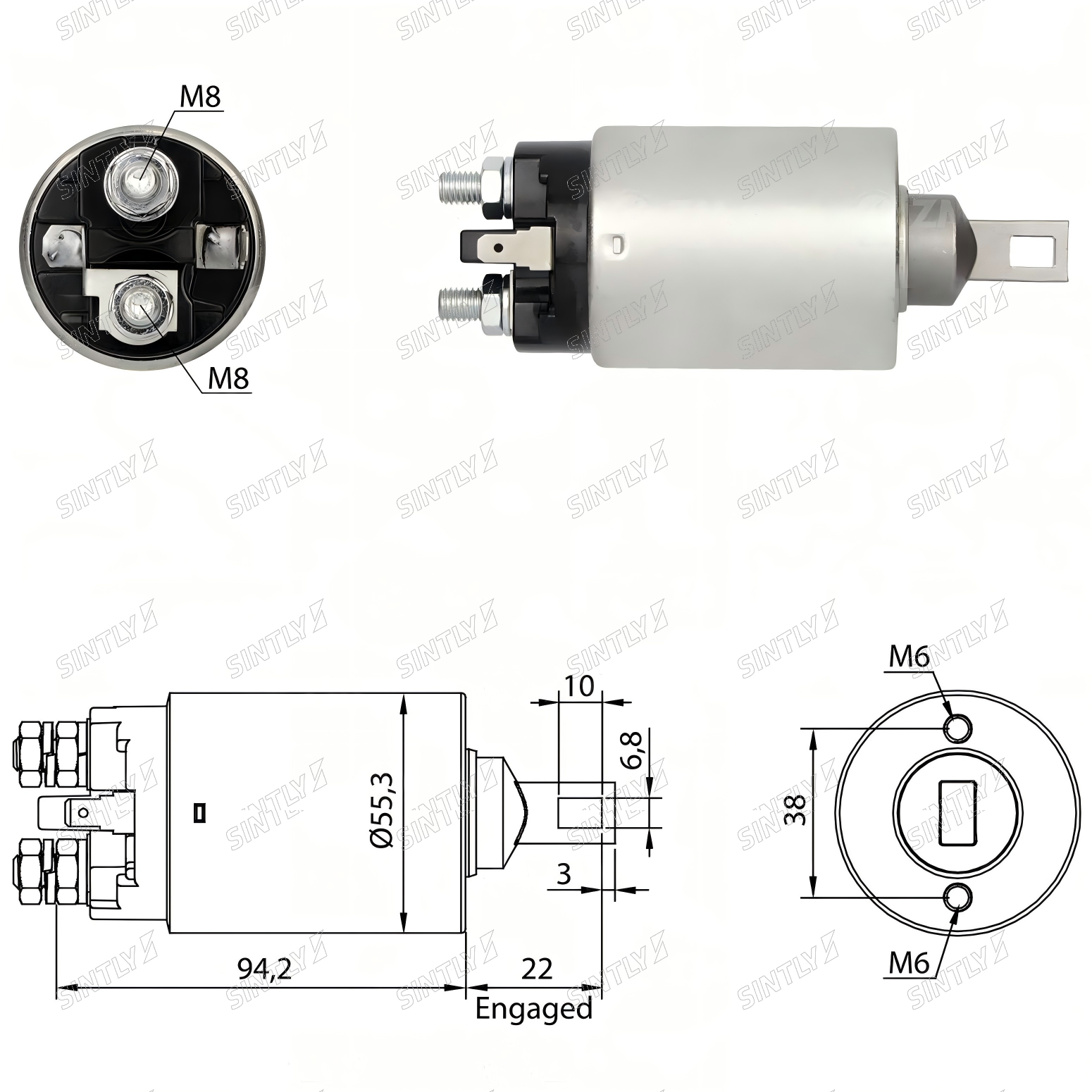 Starter Solenoid XTLSS1-891