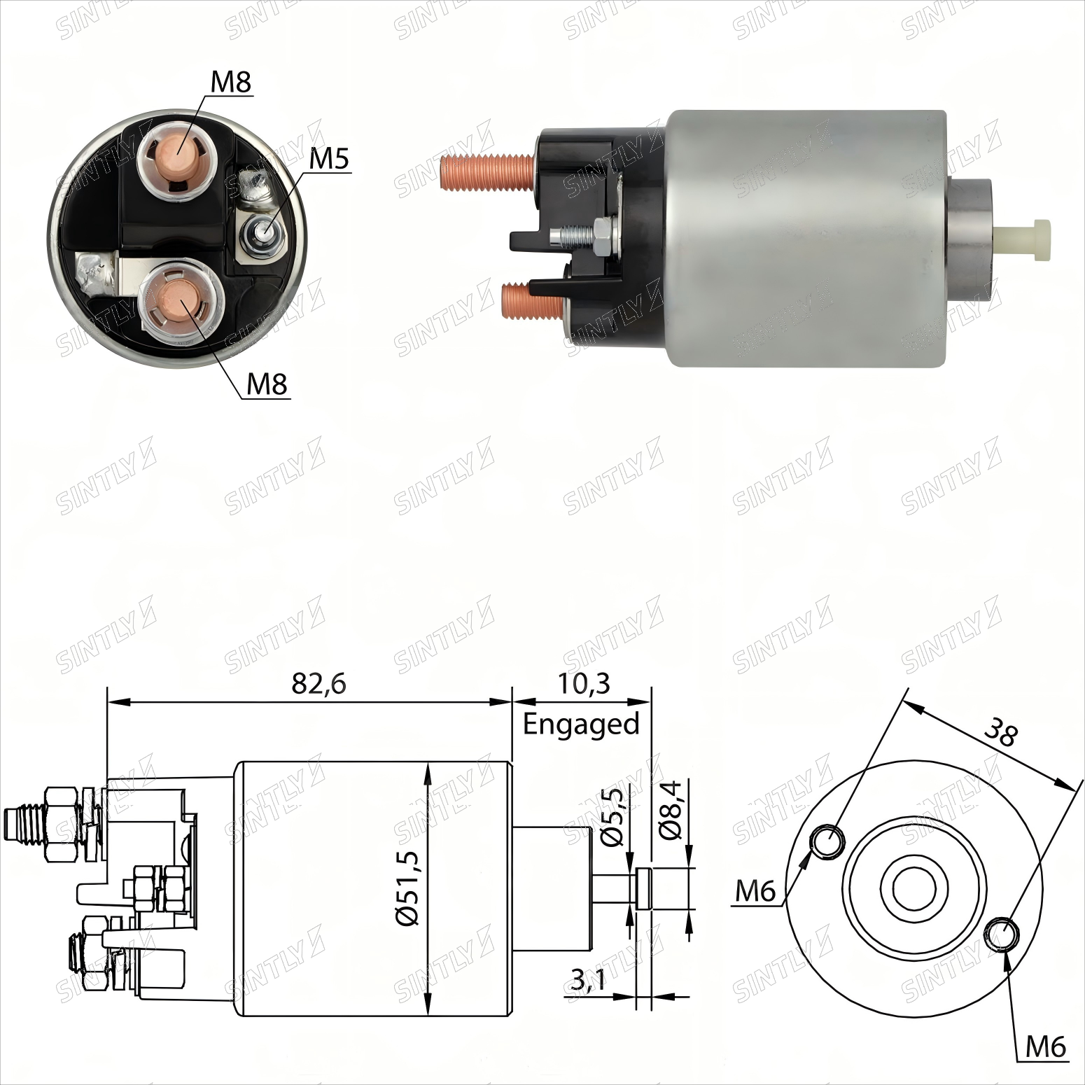 Starter Solenoid XTLSS2-993
