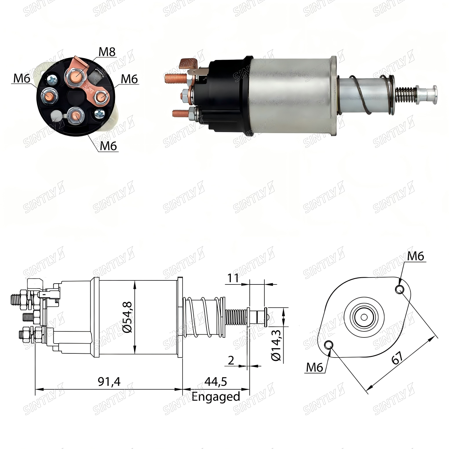Starter Solenoid XTLSS611