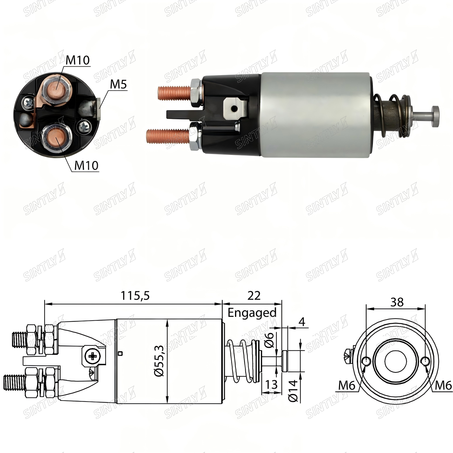 Starter Solenoid XTLSS4-897