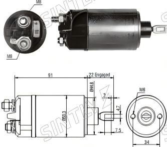 Starter Solenoid XTLSS621