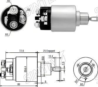 Starter Solenoid XTLSS5-973
