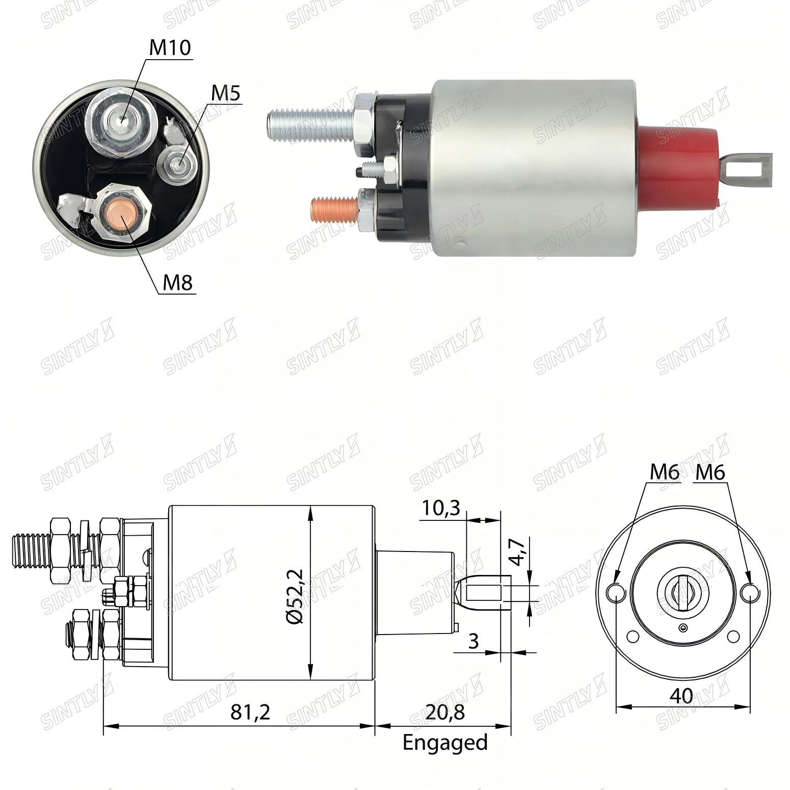 Starter Solenoid XTLSS5-485