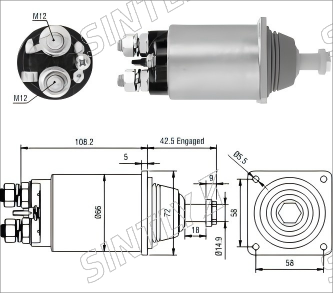 Starter Solenoid XTLSS1-833