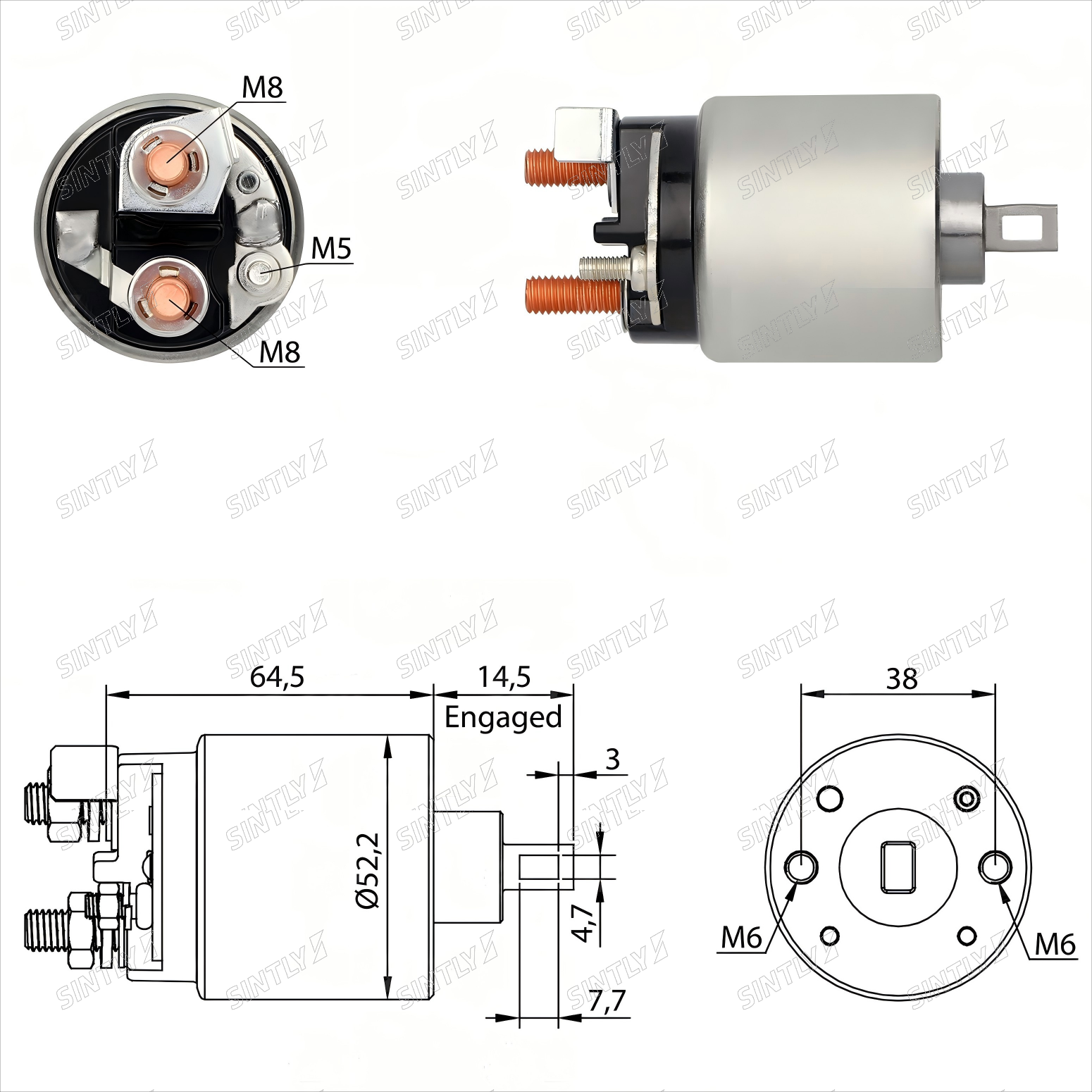 Starter Solenoid XTLSS2-710